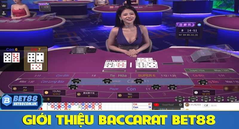 Giới thiệu sơ lược về game bài Baccarat tại Bet88
